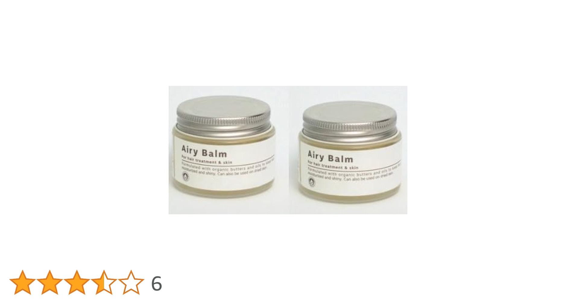 Amazon | エアリーバーム 45g ヘアバーム (2個セット) | ノー